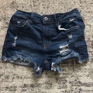 Wax Jean Shorts